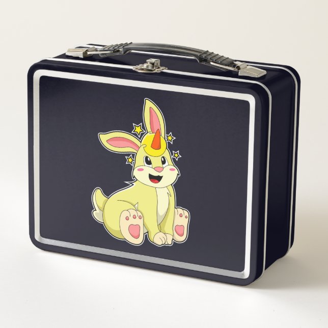 Lunch Box Lapin comme licorne (Devant)