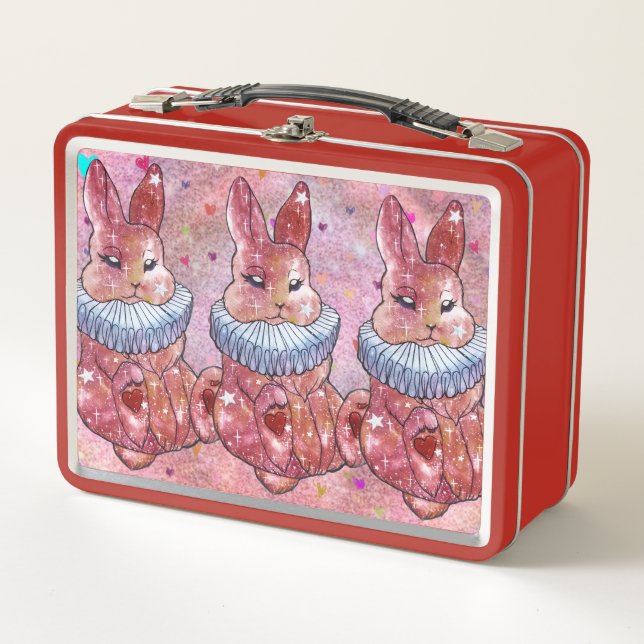 Lunch Box Lapin nommé coccinelle (Devant)
