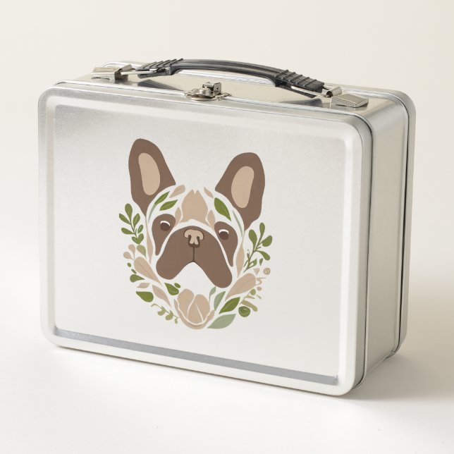 Lunch Box L'art du chien de taureau français (Devant)