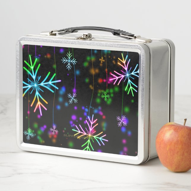 Lunch Box L'atmosphère de Noël festive et animée de Slippery (En situation)