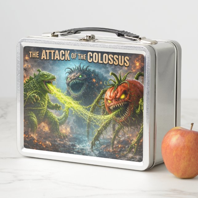 Lunch Box L'attaque du légume mutant métal Colossus lun (En situation)