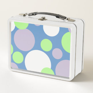 Lunch Box Lavande Menthe & Points Blancs