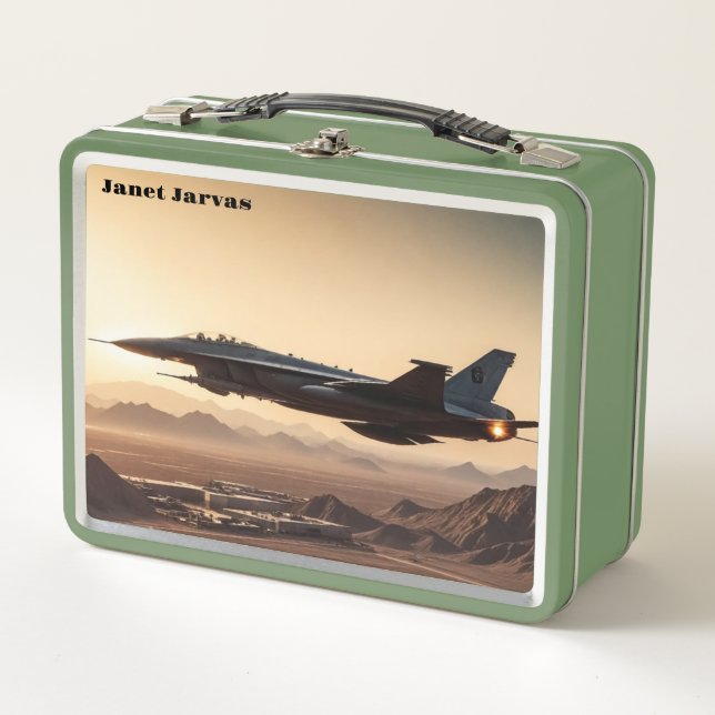 Lunch Box L'avion de combat ultime (Devant)