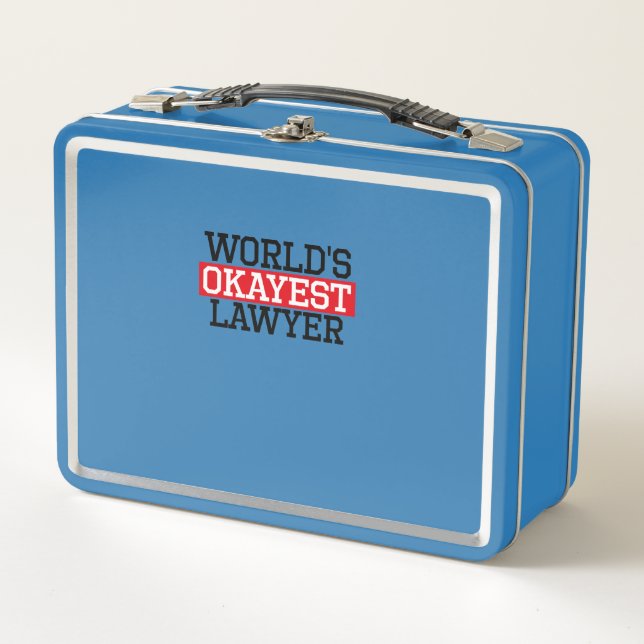 Lunch Box l'avocat okayest du monde, #lawyer (Devant)