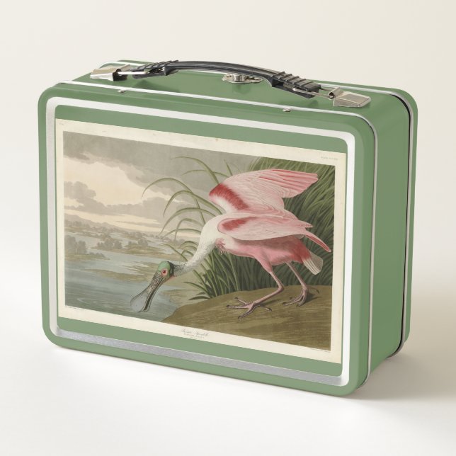 Lunch Box Le bec-de-rose des Oiseaux d'Amérique d'Audubon (Dos)