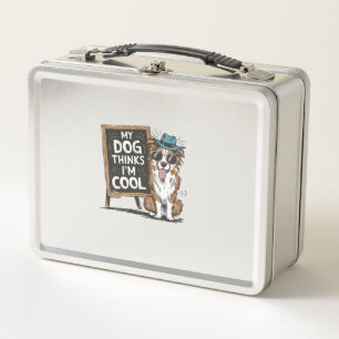 Lunch Box Le berger australien My Dog pense que je suis Cool
