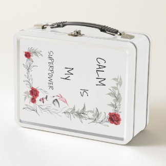 Lunch Box Le calme est mon super pouvoir | Confiance en soi 
