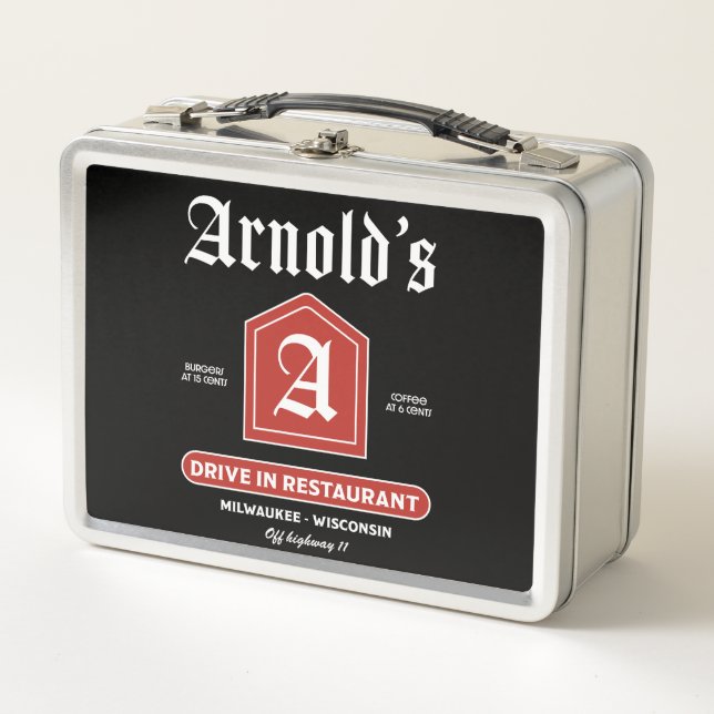 Lunch Box Le dîner américain des années 1950 (Devant)