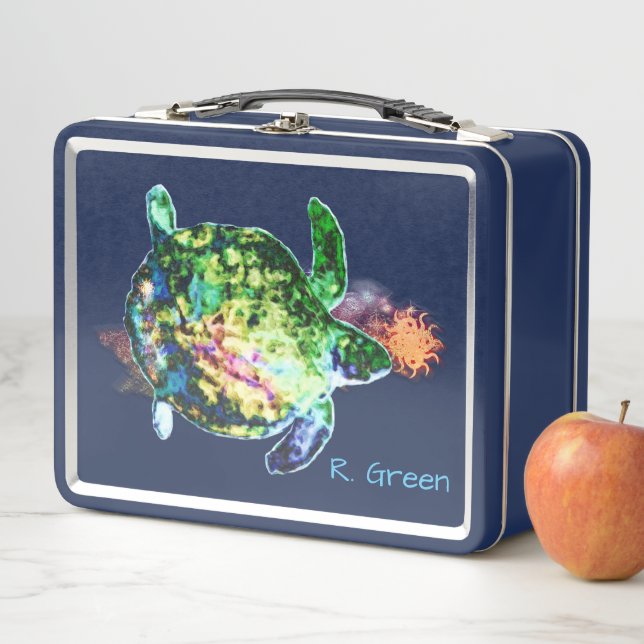 Lunch Box Le doigt de couleur cosmique (En situation)