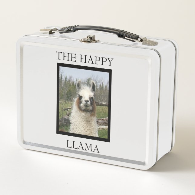LUNCH BOX LE HEUREUX LAMA (Devant)