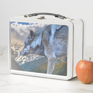 LUNCH BOX LE LOUP SEUL SURPLORE LA LIBERTÉ