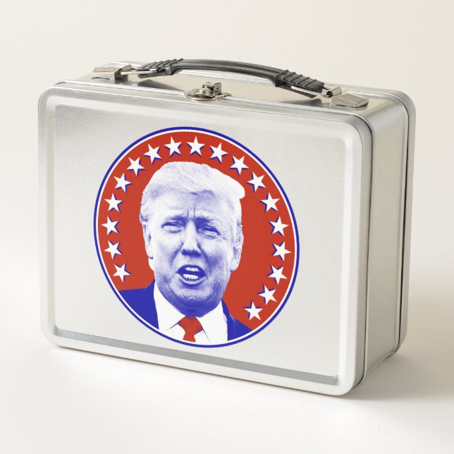 Lunch Box Le président Donald Trump en rouge  (Devant)