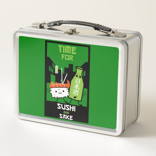 Lunch Box Le Sushi Et Le Sake (Devant)