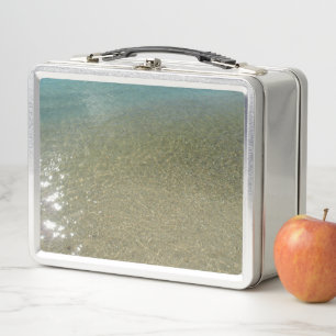 Lunch Box L'eau sur la plage I Photographie Abstraite de la