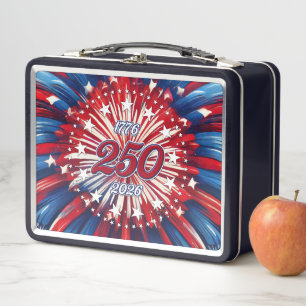 Lunch Box Les 250 ans d'Amérique 1776-2026 Feux d'artifice R