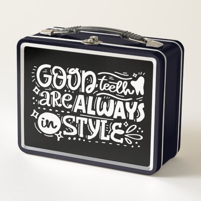 Lunch Box Les bonnes dents sont toujours dans le style (Devant)