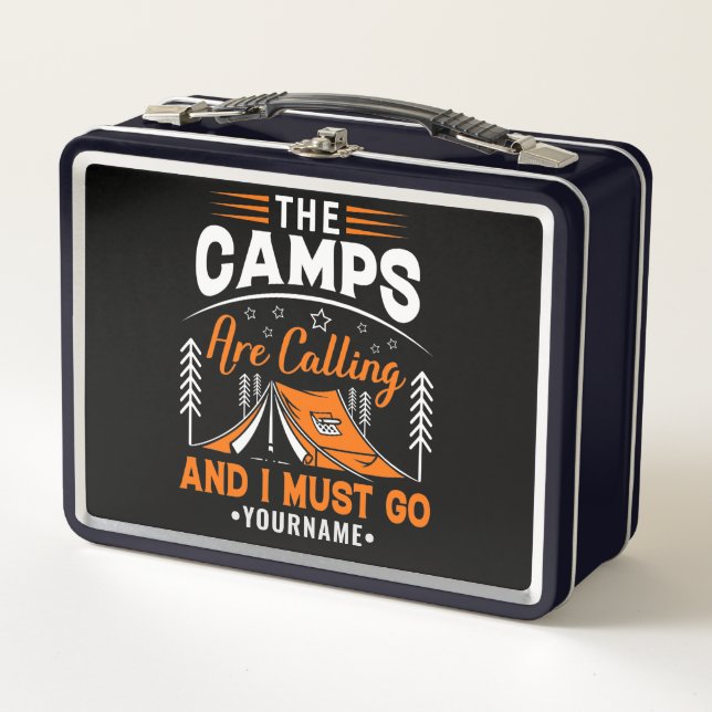 Lunch Box Les Camps Appelent Et Je Dois Y Aller (Devant)