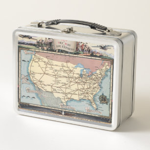 Lunch Box Les Etats-Unis tracent le bateau le Skyway par