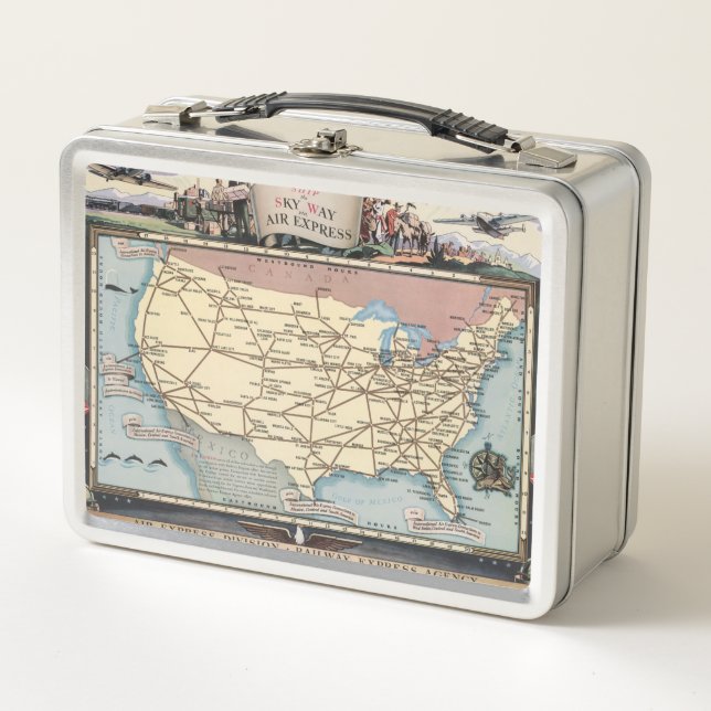 Lunch Box Les Etats-Unis tracent le bateau le Skyway par (Devant)