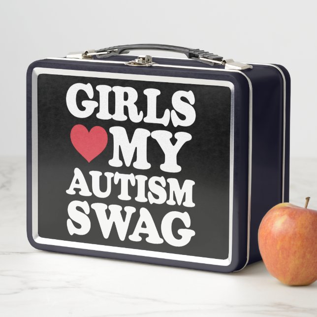 Lunch Box Les filles aiment mon autisme Swag Funny Sensibili (En situation)