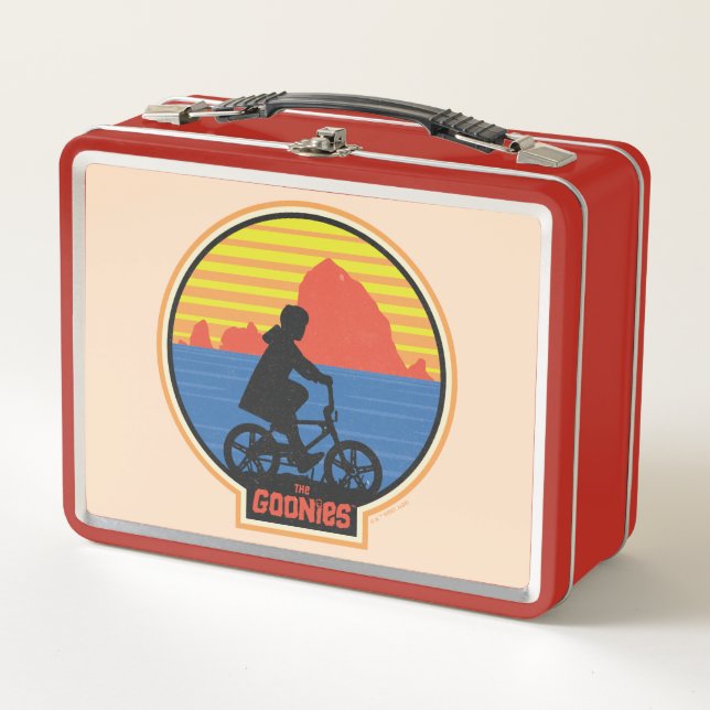Lunch Box Les Goonies Retro Mikey équitation Vélo Graphique (Devant)