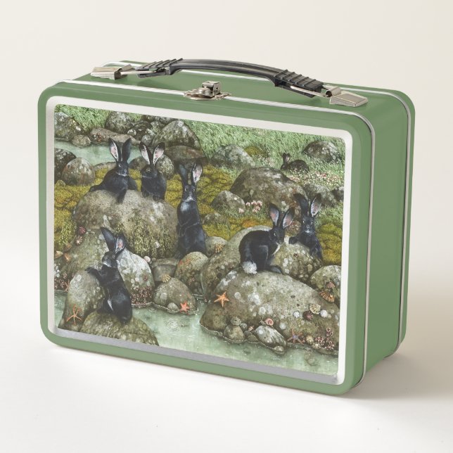 Lunch Box Les lapins noirs de Hy-Brasil (Devant)