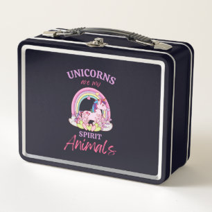 Lunch Box Les licornes sont mes animaux d'esprit