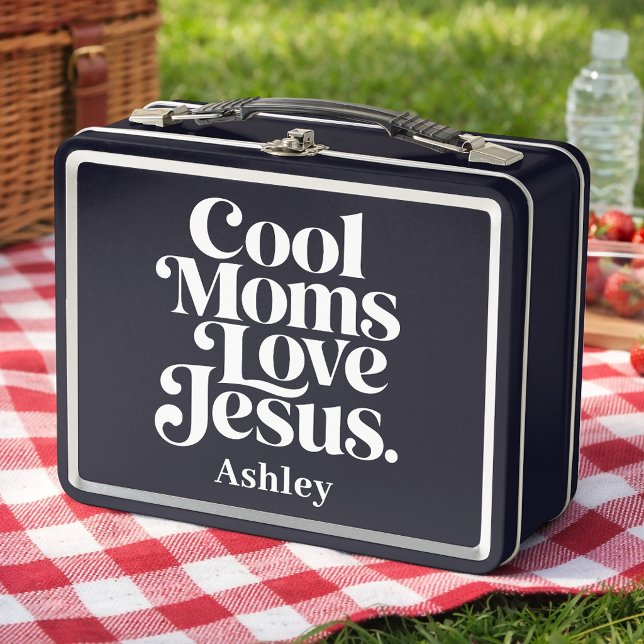 Lunch Box Les mamans cool aiment Jésus (Créateur téléchargé)