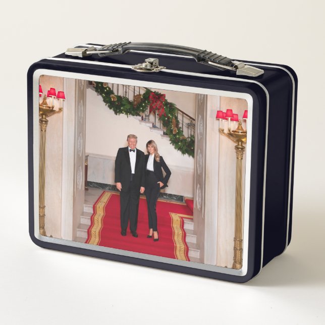 Lunch Box Les pas de Noël Président Donald Trump & Melania (Devant)