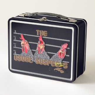 Lunch Box Les suspects habituels de POULET—Poules rocheuses