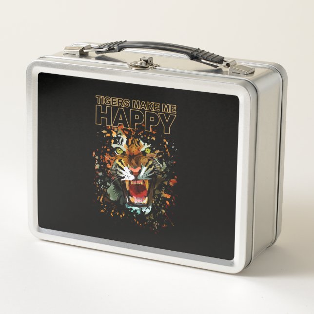 Lunch Box Les Tigres Me Rendent Heureux (Devant)