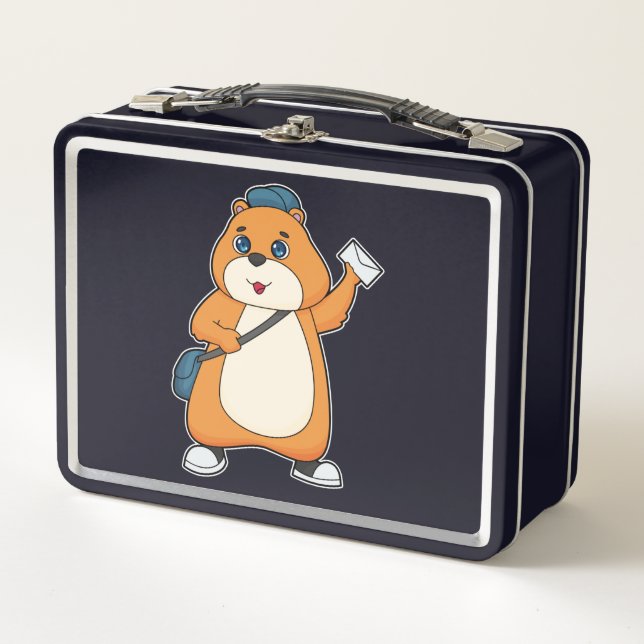 Lunch Box Lettre hamster Postman (Devant)