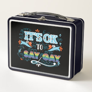 Lunch Box LGBTQ   C'est acceptable de dire Gay   Fierté   Ar