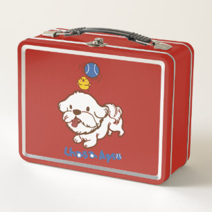 Lunch Box Lhasa apso bubu et petit poulet guagua