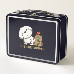 Lunch Box Lhasa Apso et kitty