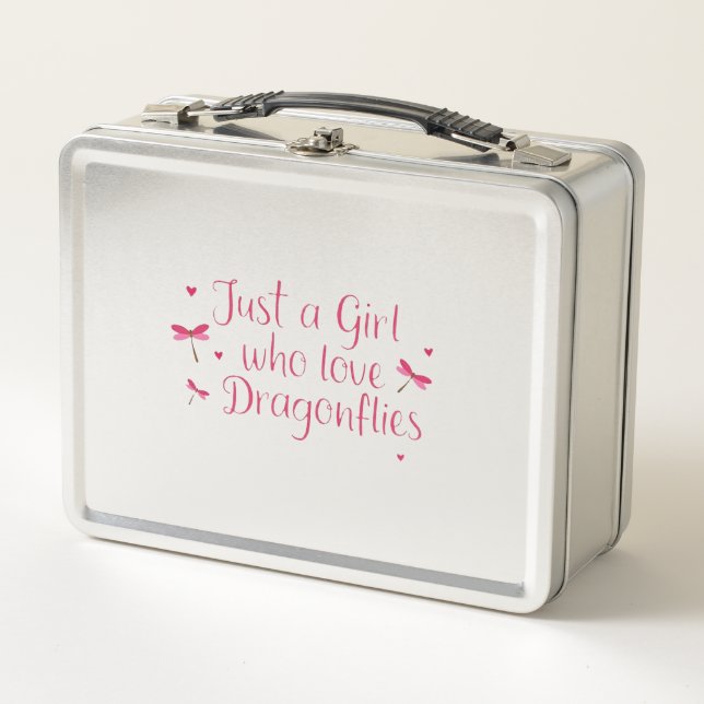 Lunch Box Libellule Juste Une Fille Qui Aime Les Libellules  (Devant)