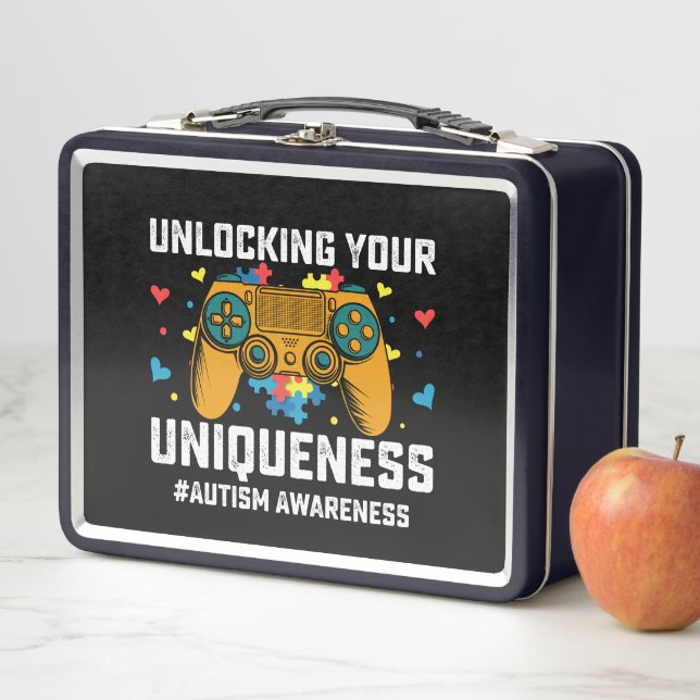 Lunch Box Libérer Votre Unicité Autisme Jeux Joueur (En situation)