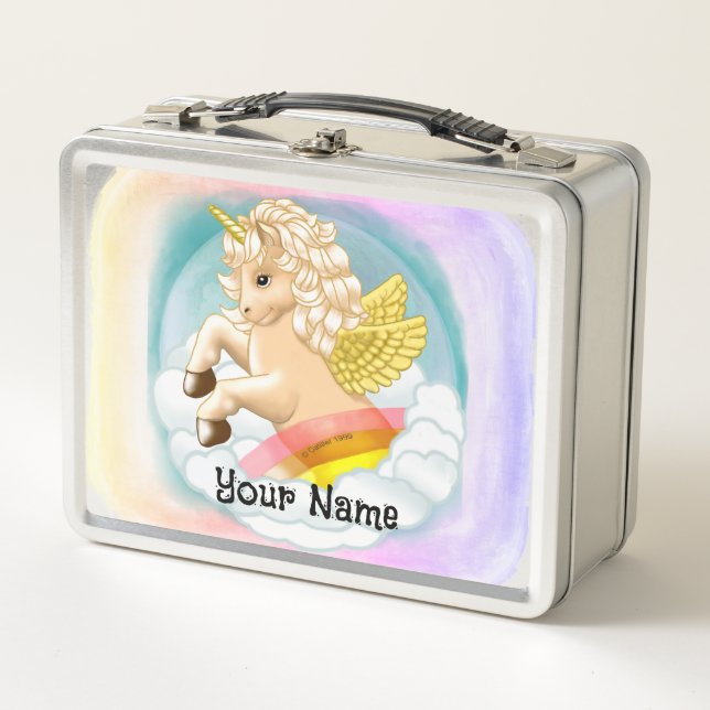 Lunch Box Licorne Arc-en-Ciel Bébé  (Devant)
