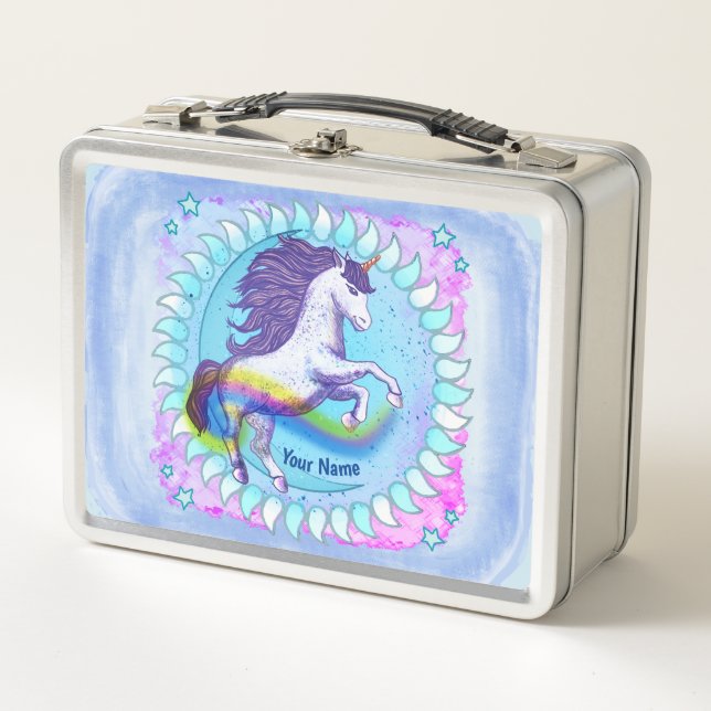 Lunch Box Licorne audacieuse   (Devant)
