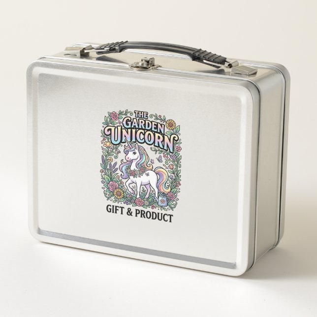 Lunch Box Licorne Conception de vecteur commercial de licorn (Devant)