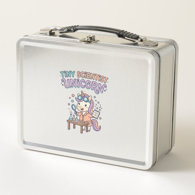 Lunch Box Licorne Mini Scientifique Licorne Produit Tendance (Devant)