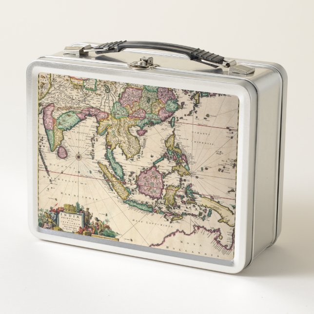 Lunch Box L'Inde et la Ceylan vers l'Australie (Devant)