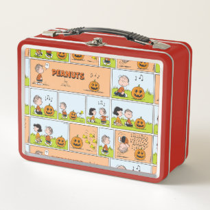 Lunch Box Linus & Lucy   Chanter Jack-O-Lantern