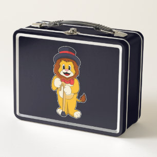 Lunch Box Lion comme Gentleman avec Casquette