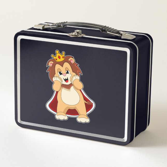 Lunch Box Lion comme roi avec Couronne.PNG (Devant)
