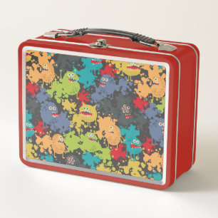 Lunch Box Little cute funny monsters