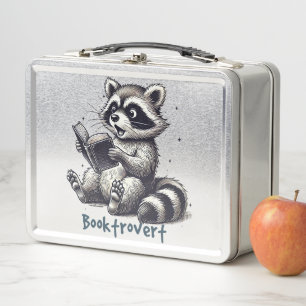 Lunch Box Livre amusant Booktrovert Raton laveur Snack & Étu