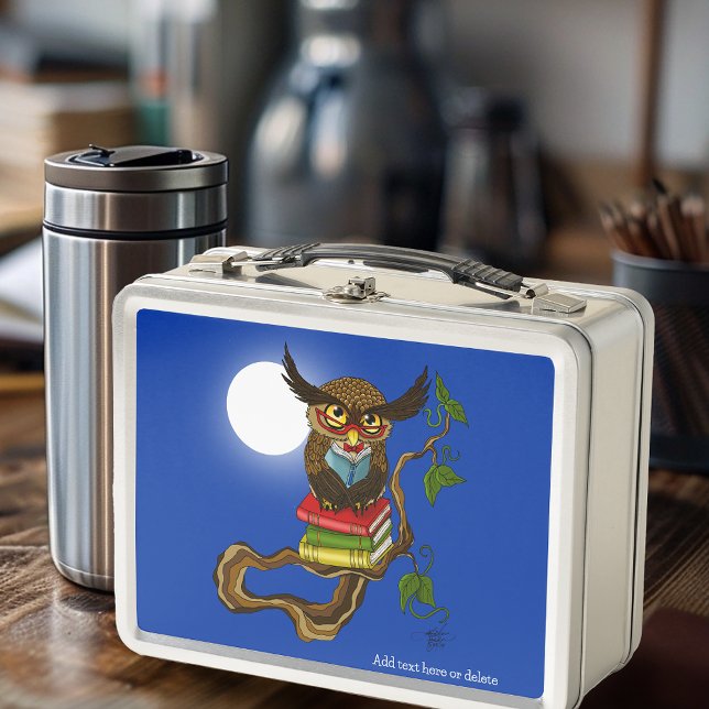 Lunch Box Livres Cute Owl (Créateur téléchargé)