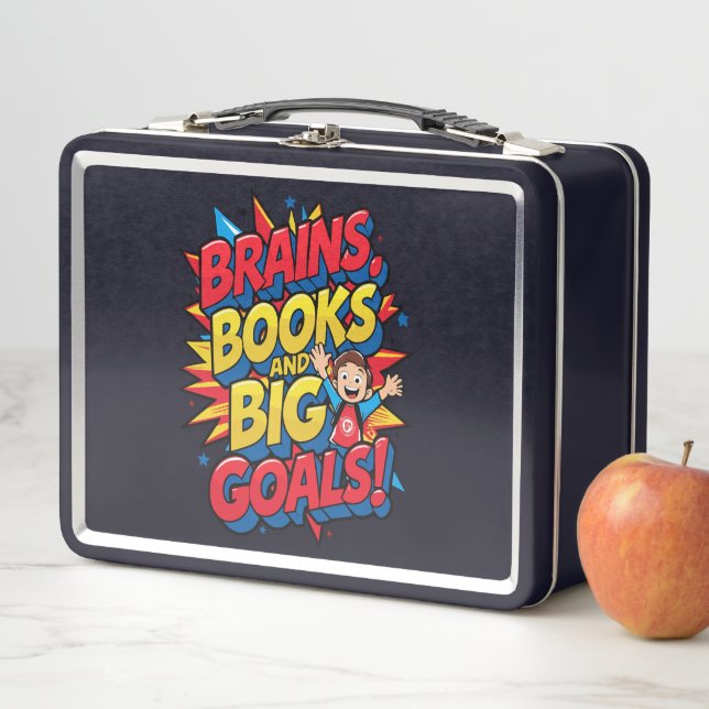 Lunch Box Livres du cerveau et grands objectifs - Amusants R (En situation)