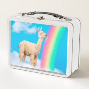 Lunch Box Llama Licking Rainbow